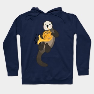 French Horn Sea Otter Hoodie